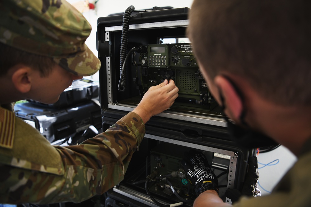 178th Wing Provides Communication Capabilities During Exercise