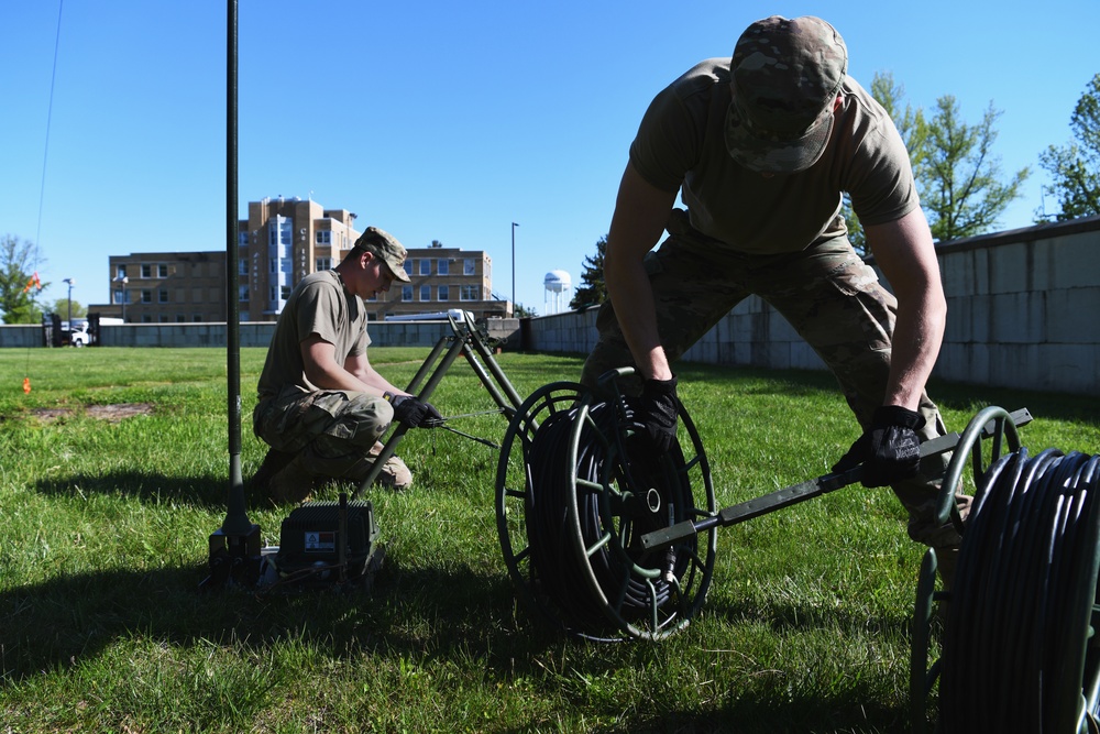 178th Wing Provides Communication Capabilities During Exercise