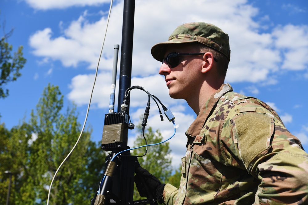 178th Wing Provides Communication Capabilities During Exercise