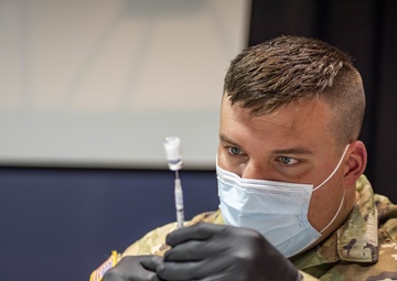Pa. National Guard members administer COVID-19 vaccine in Philadelphia