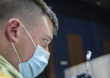 Pa. National Guard members administer COVID-19 vaccine in Philadelphia