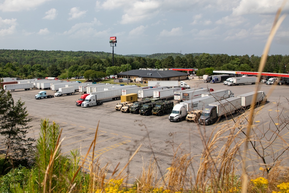 Marines Convoy Across the United States