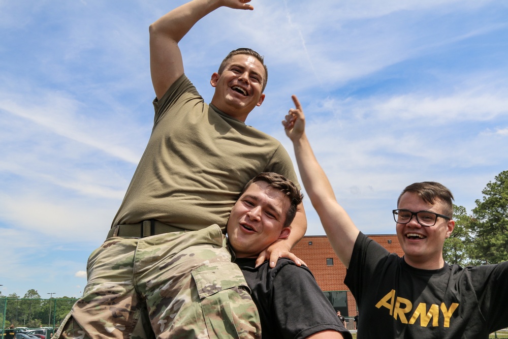 Dogface Soldiers test their mettle during Marne Week dodgeball competition