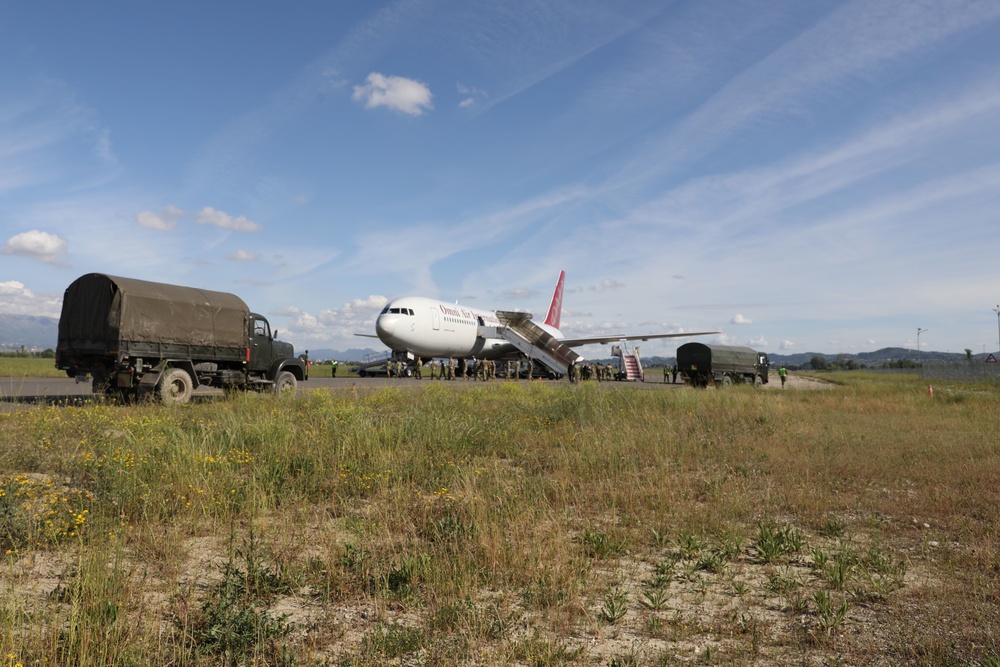 53rd Infantry Brigade Combat Team, Florida National Guard, Arrive in Tirana, Albania