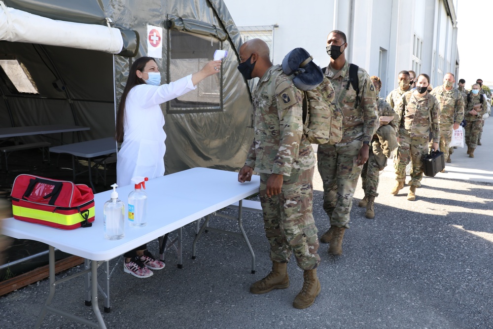 53rd Infantry Brigade Combat Team, Florida National Guard, Arrive in Tirana, Albania