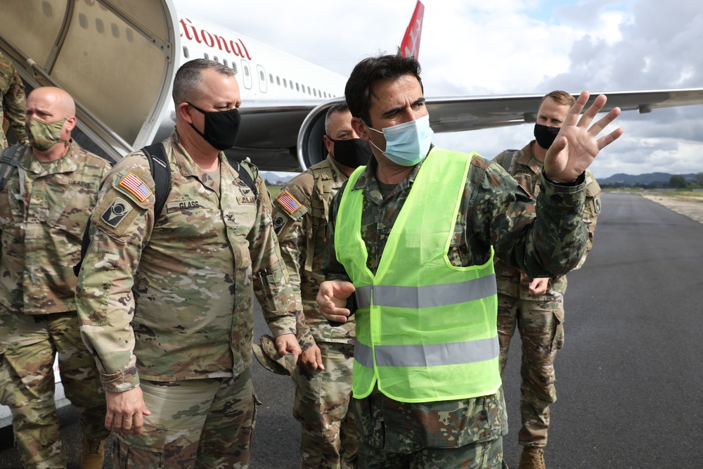 53rd Infantry Brigade Combat Team, Florida National Guard, Arrives in Tirana, Albania