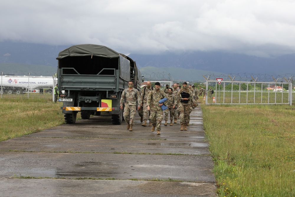 53rd Infantry Brigade Combat Team, Florida National Guard, Arrive in Tirana, Albania