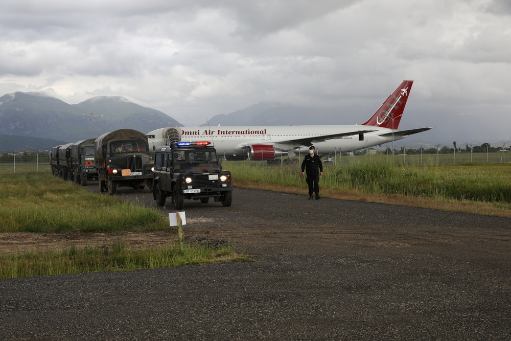 53rd Infantry Brigade Combat Team, Florida National Guard, Arrives in Tirana, Albania