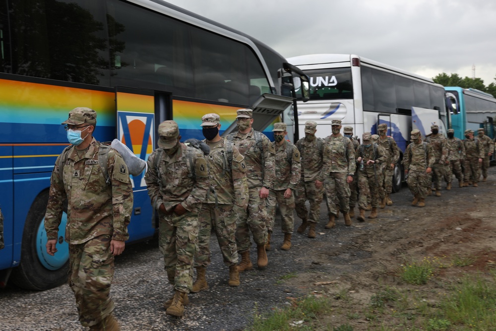 53rd Infantry Brigade Combat Team, Florida National Guard, Arrives in Tirana, Albania