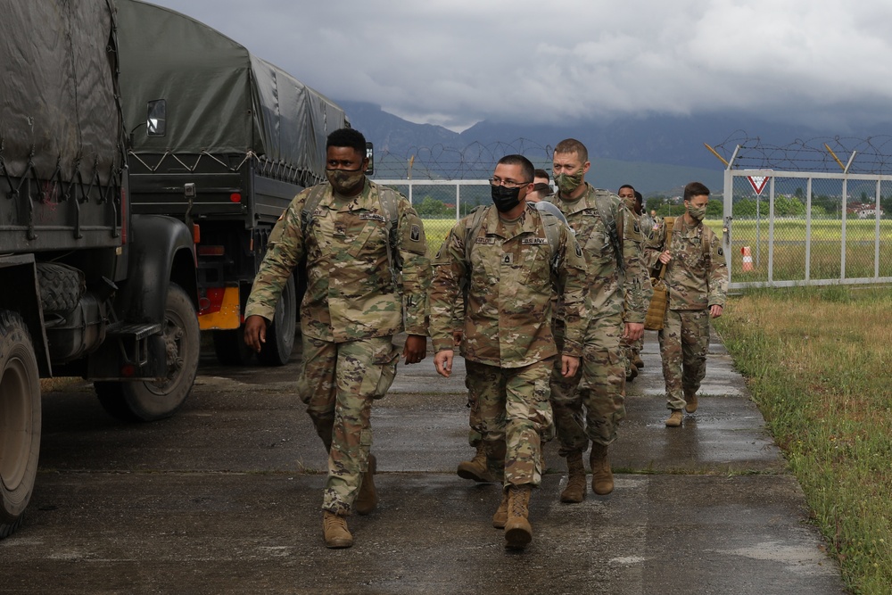 53rd Infantry Brigade Combat Team, Florida National Guard, Arrives in Tirana, Albania