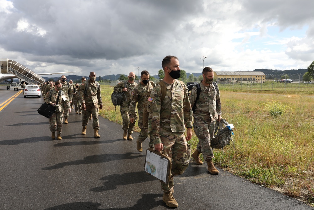 53rd Infantry Brigade Combat Team, Florida National Guard, Arrives in Tirana, Albania