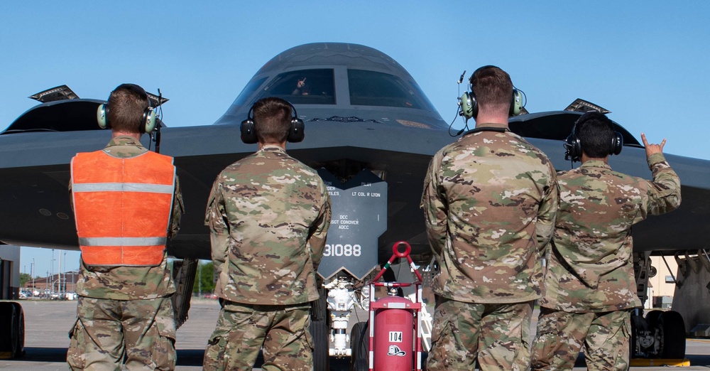 It only takes blood, sweat, tears: First female crew chief flies in B-2 Spirit