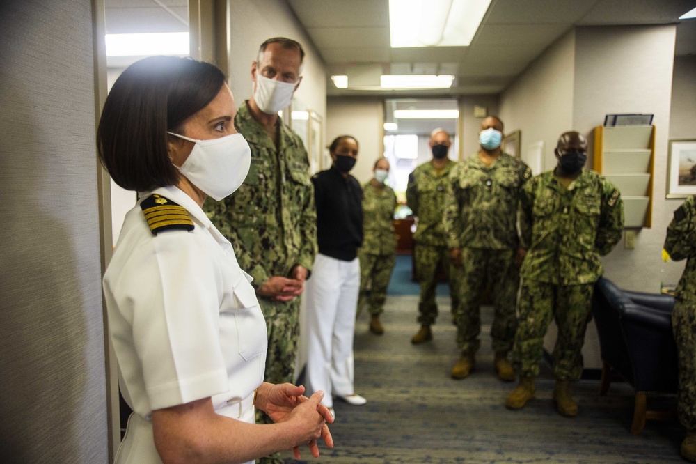 Capt. Kim Davis Arrives at NMRTC San Diego