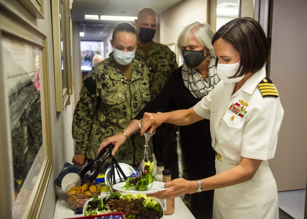 Capt. Kim Davis Arrives at NMRTC San Diego