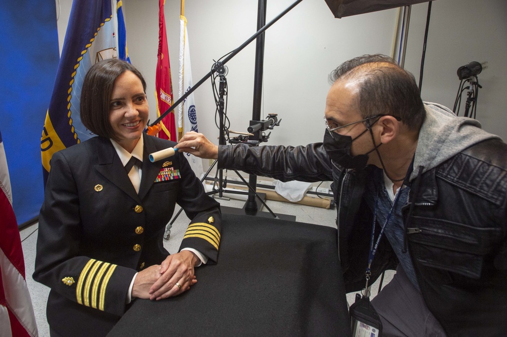 Capt. Kim Davis Arrives at NMRTC San Diego