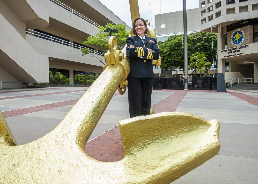 Capt. Kim Davis Arrives at NMRTC San Diego