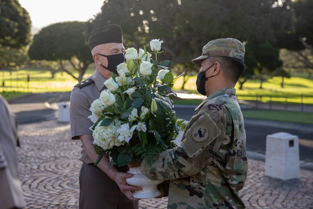 US Army Chief of Chaplains visits National Memorial Cemetery of the Pacific