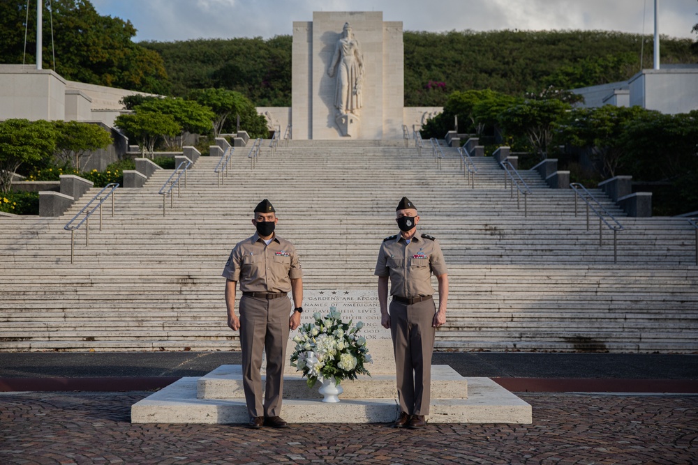 US Army Chief of Chaplains visits National Memorial Cemetery of the Pacific