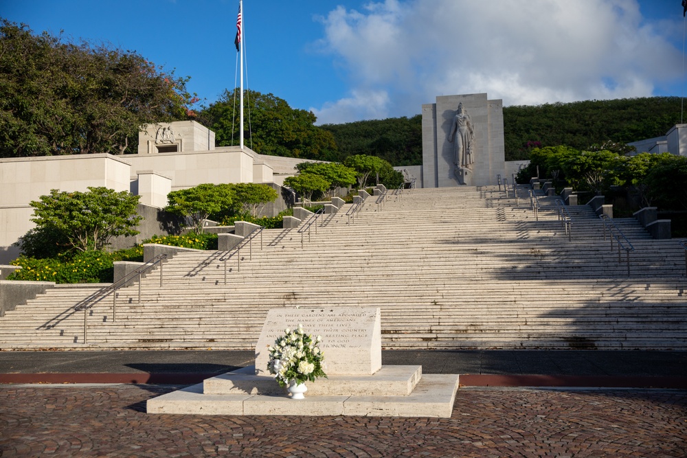US Army Chief of Chaplains visits National Memorial Cemetery of the Pacific
