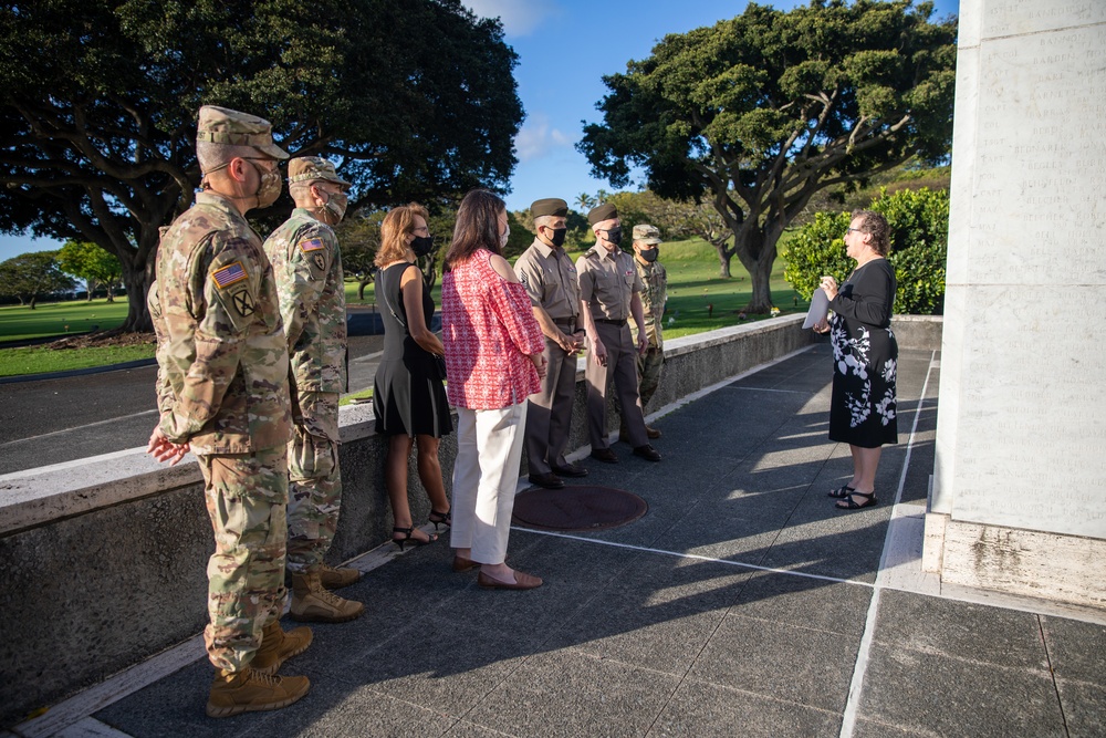 US Army Chief of Chaplains visits National Memorial Cemetery of the Pacific