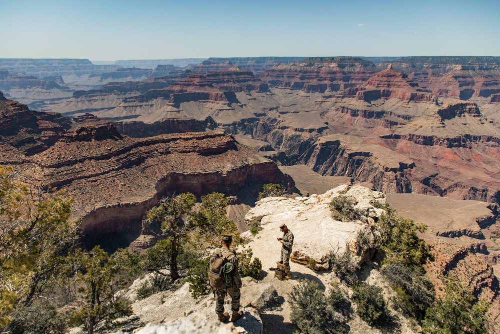 Marines Communicate from Grand Canyon