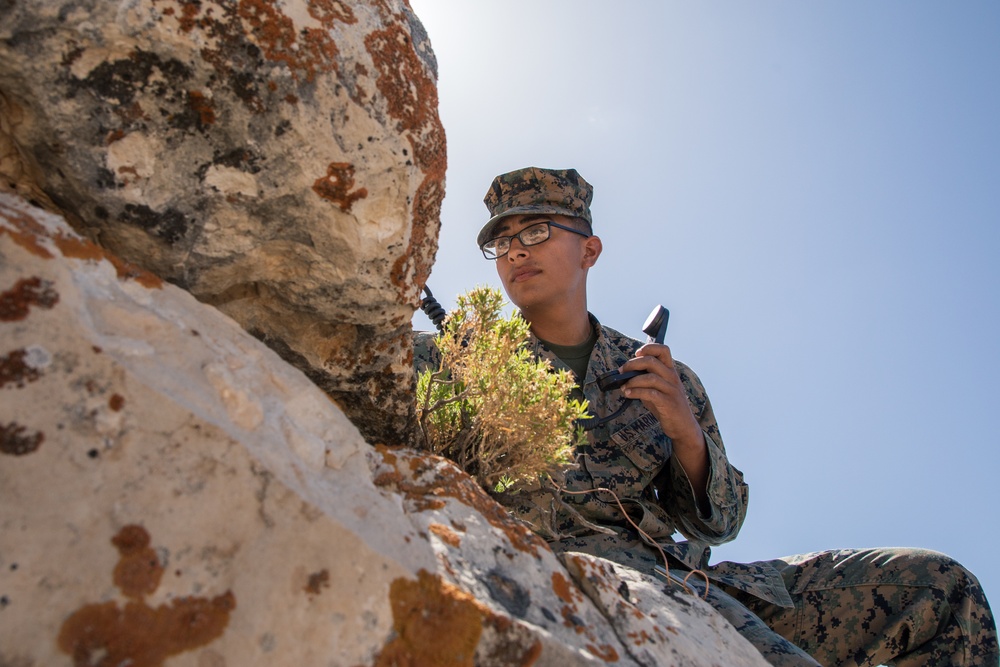 Marines Communicate from Grand Canyon