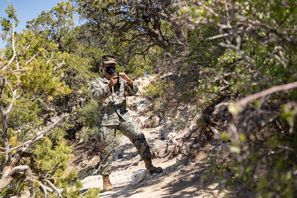 Marines Communicate from Grand Canyon