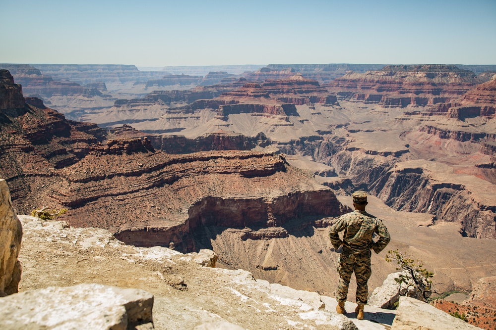 Marines Communicate from Grand Canyon