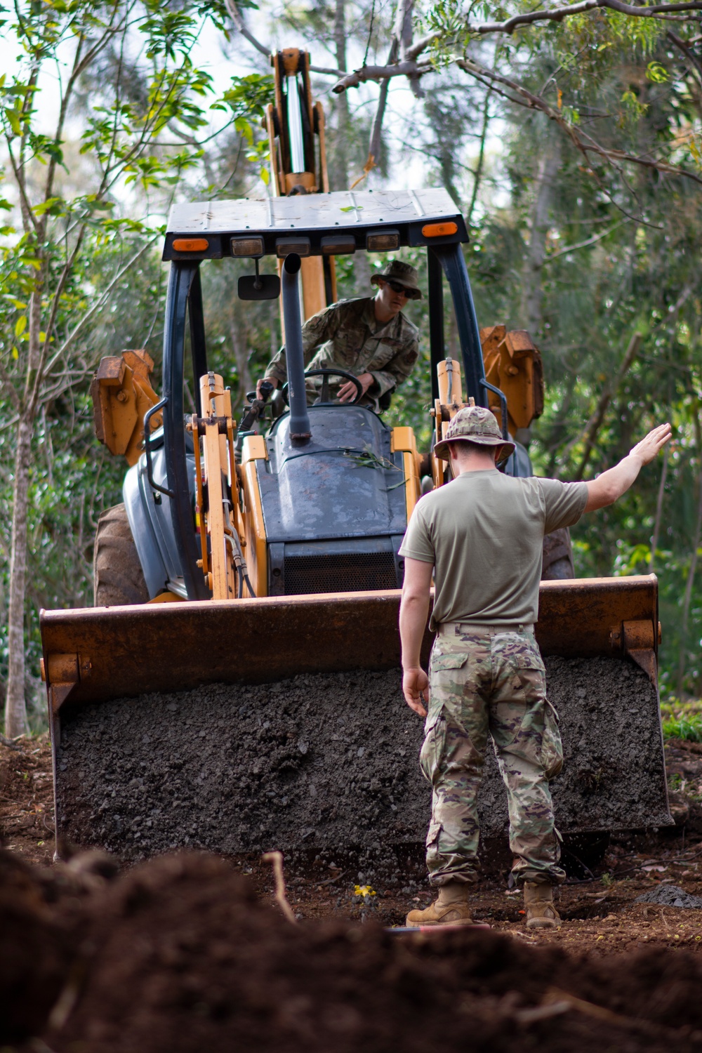 142nd CES aids in building of cabins for Girl Scouts of Hawaii