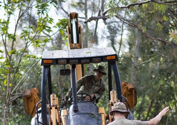 142nd CES aids in building of cabins for Girl Scouts of Hawaii