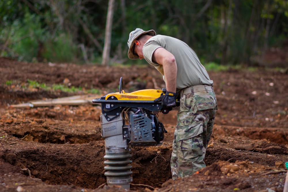 142nd CES aids in building of cabins for Girl Scouts of Hawaii