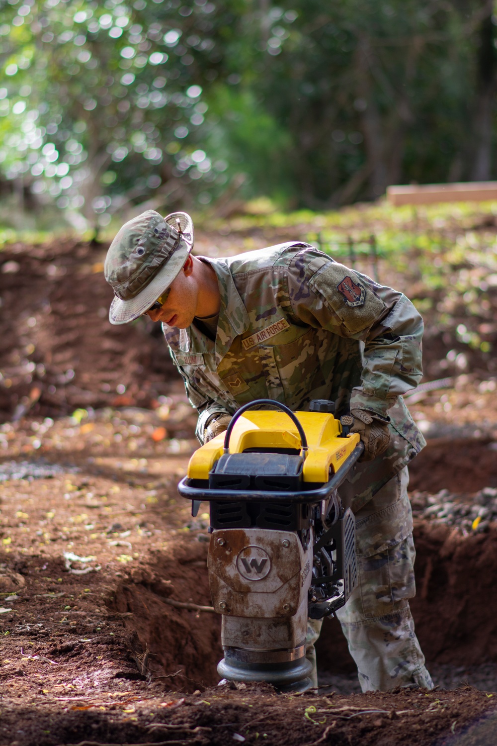 142nd CES aids in building of cabins for Girl Scouts of Hawaii