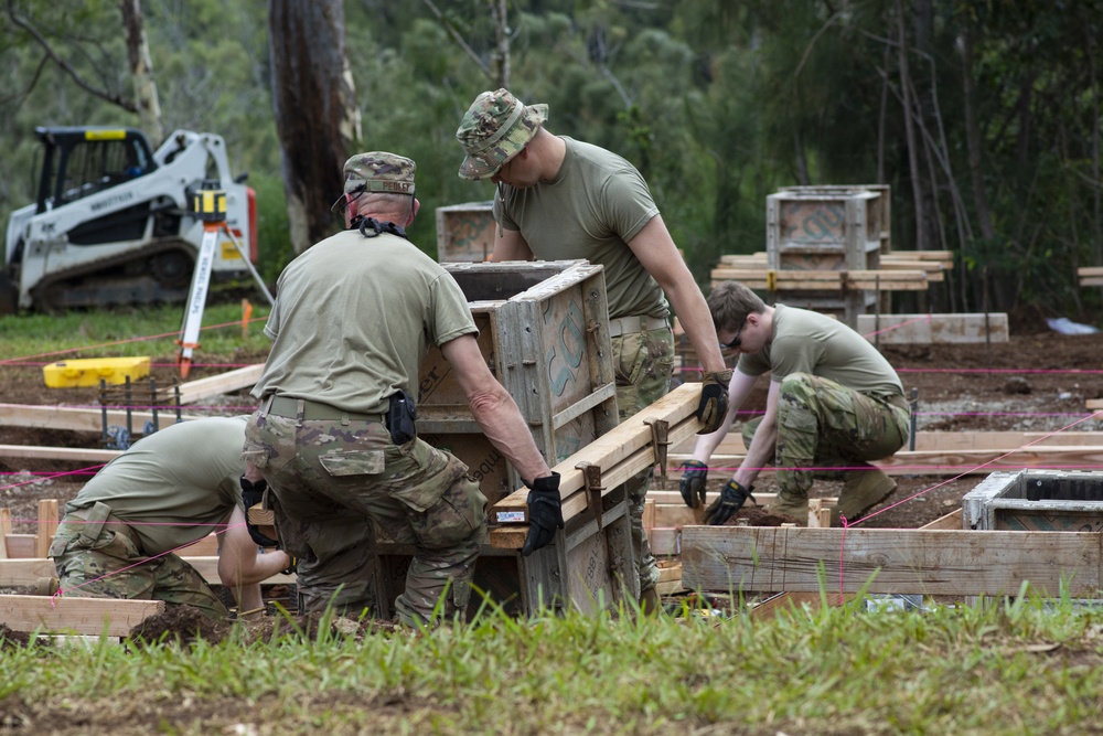 142nd CES aids in building of cabins for Girl Scouts of Hawaii