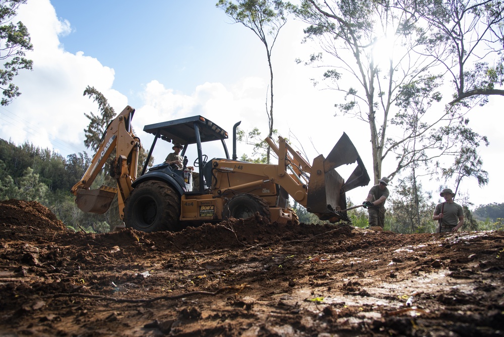 142nd CES aids in building of cabins for Girl Scouts of Hawaii