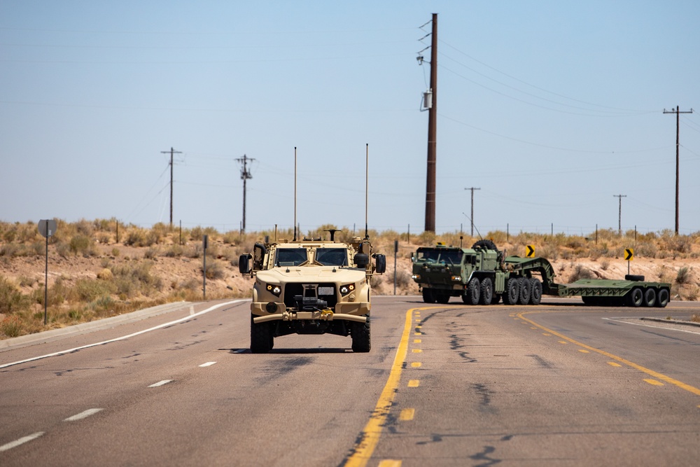 Marines Convoy Across the United States
