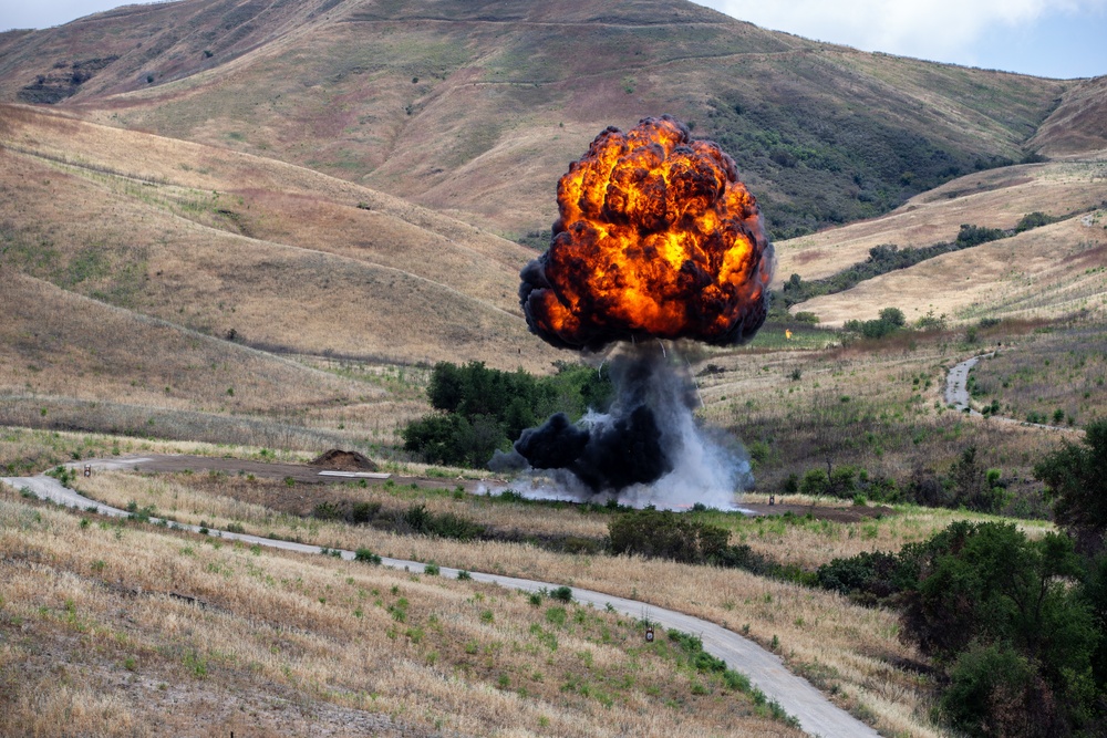 Pendleton EOD Marines hold family day