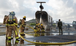 142nd WG Fire Fighters train with Marine Corps