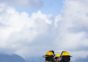 142nd WG Fire Fighters train with Marine Corps