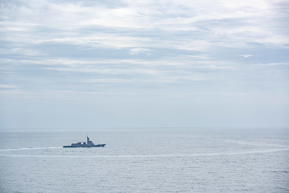 USS Ronald Reagan (CVN 76) PASSEX with JMSDF