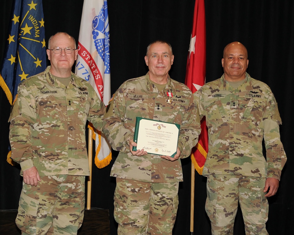 Retired Maj. Gen. Ellis receives Distinguished Service Medal for nearly 40-year Army career