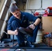 Commanding Officer of USS Sioux City Helps Shine Sailors’ Boots