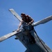 HSC 22 Crewmember Conducts Fresh Water Washdown