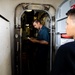 USS Sioux City Sailors Secure Weapons Prior to Pulling into Port