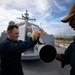 USS Sioux City Sailors Conduct Maintenance on 57mm MK 110 Gun