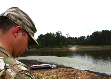 46th Engineer Battalion Soldiers test waters at Engineer Lake