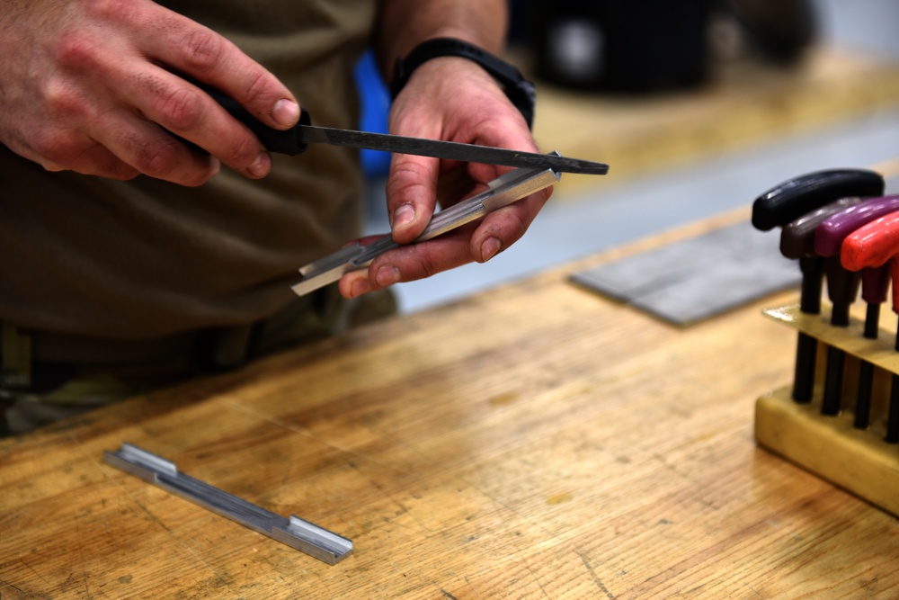 Deburring edge for final fabrication graze