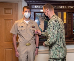Sanford native receives Meritorious Service Medal, retires after 20 years of naval service