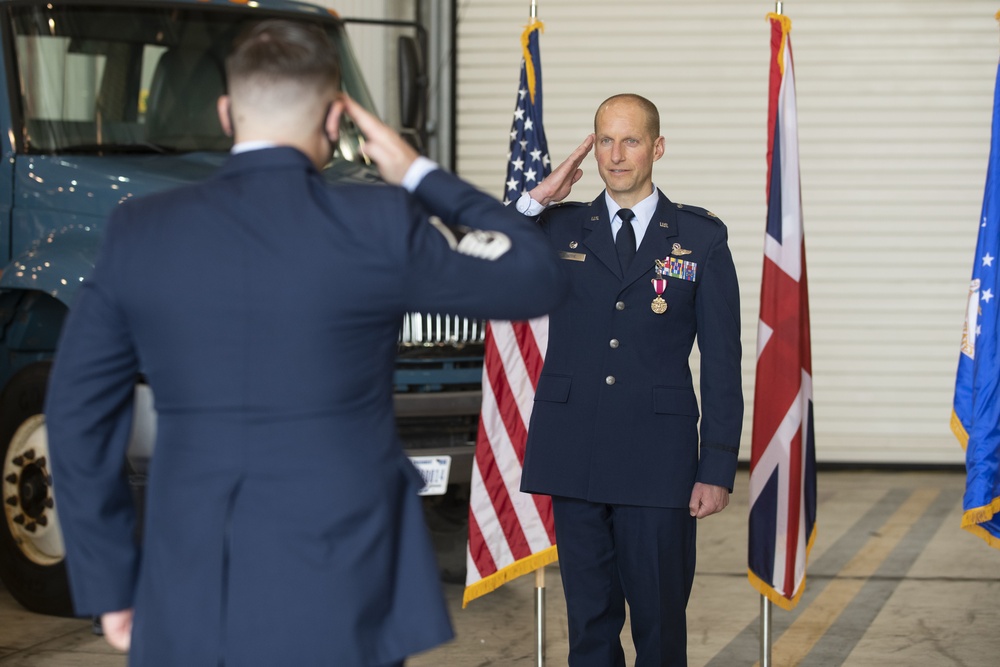 420th ABS and 420th EABS Change of Command