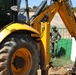 Engineers move dirt with Albanian partners
