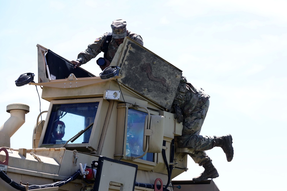 Engineers move dirt with Albanian partners